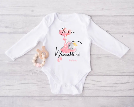 Baby Body Mädchen personalisierbar